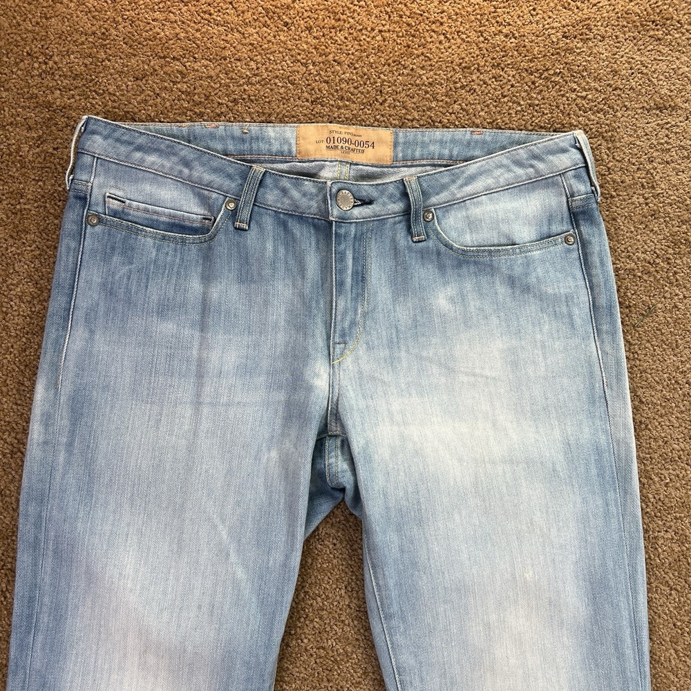 Levi's Made & Crafted Jeans W31 Made In Italy Blue‎ Tab Skinny Light Wash Rare